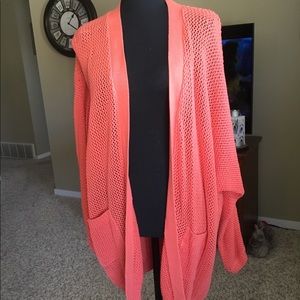 NWOT Daytrip Orange Cardigan